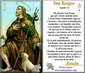 SAN ROQUE 16 DE AGOSTO - SANTORAL CATÓLICO - : Misioneros ...