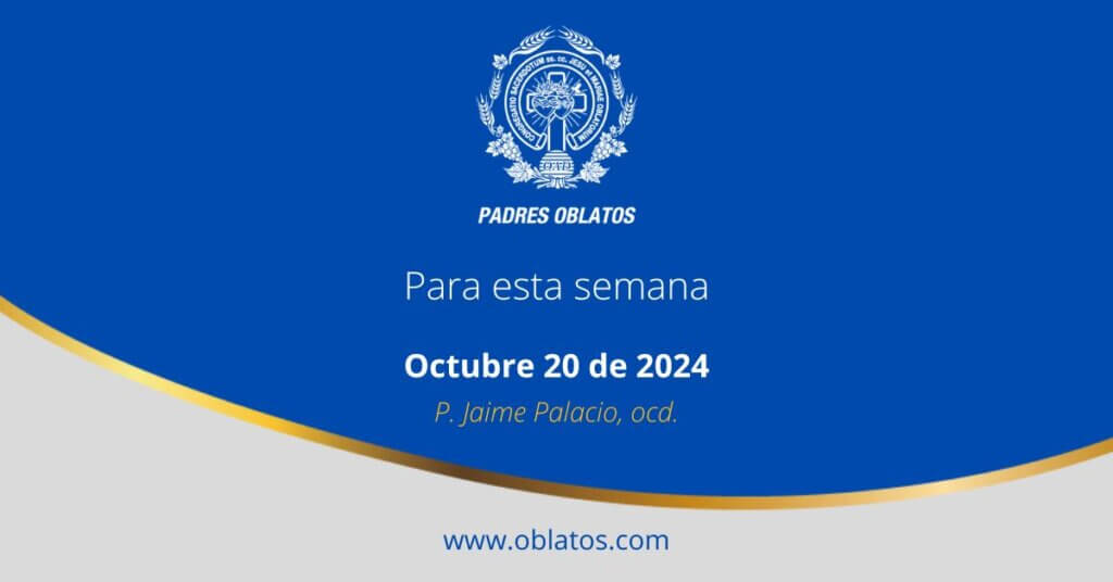 Para esta semana octubre 20 de 2024