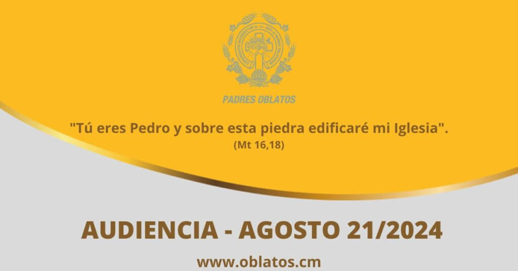 AUDIENCIA AGOSTO 21 2024